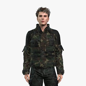 Game Ready Character 3D Asset model