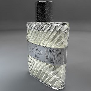 3d model perfume eau sauvage