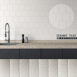 3D model seamless ceramic tiles 7
