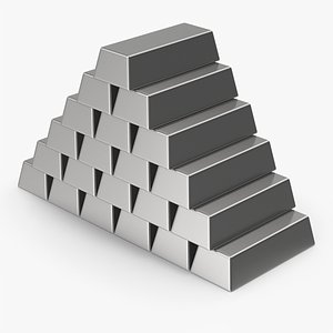Stacked Silver Bars