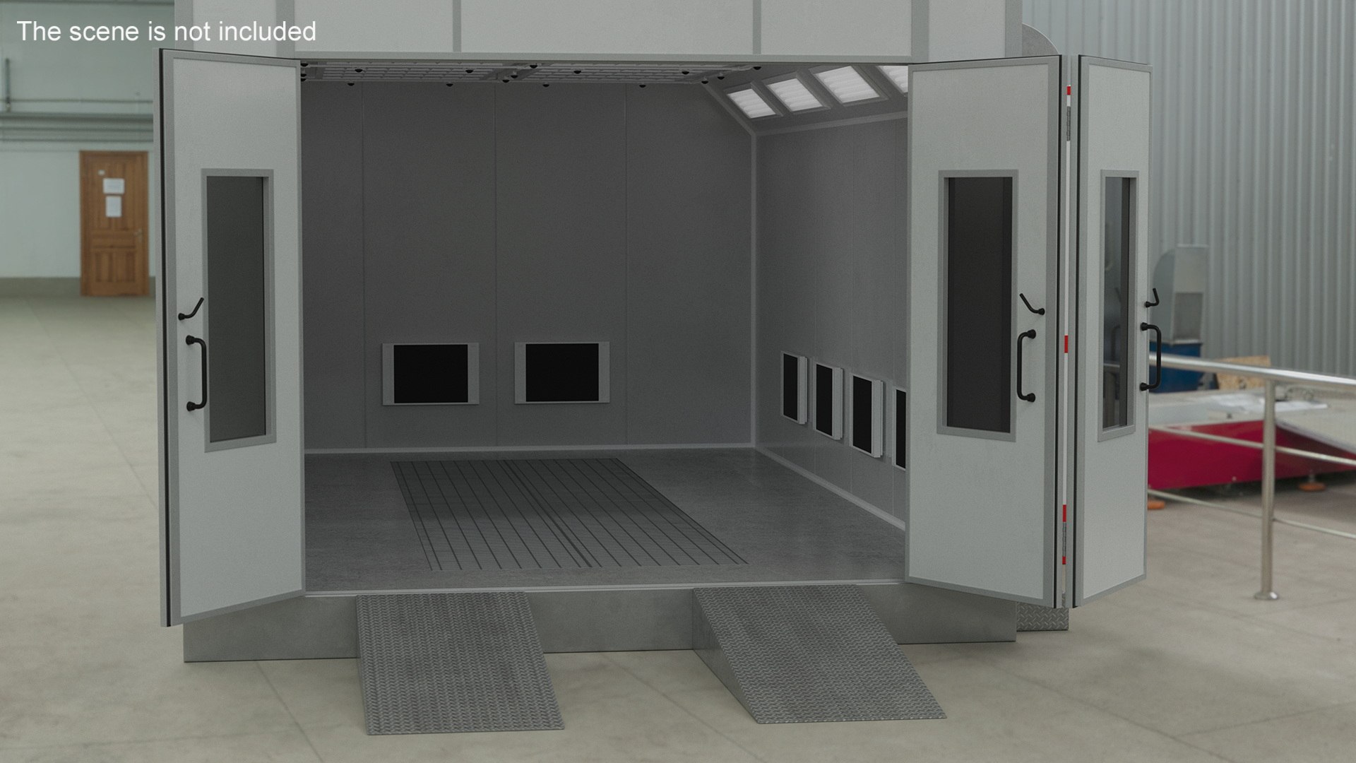 3D model Car Painting Room White Color https://p.turbosquid.com/ts-thumb/5I/qb9EVr/1U/carpaintingroomwhitecolorc4dmodel008/jpg/1709969724/1920x1080/fit_q87/8a16b497f455dcc34a08adf86f25109aae56147b/carpaintingroomwhitecolorc4dmodel008.jpg