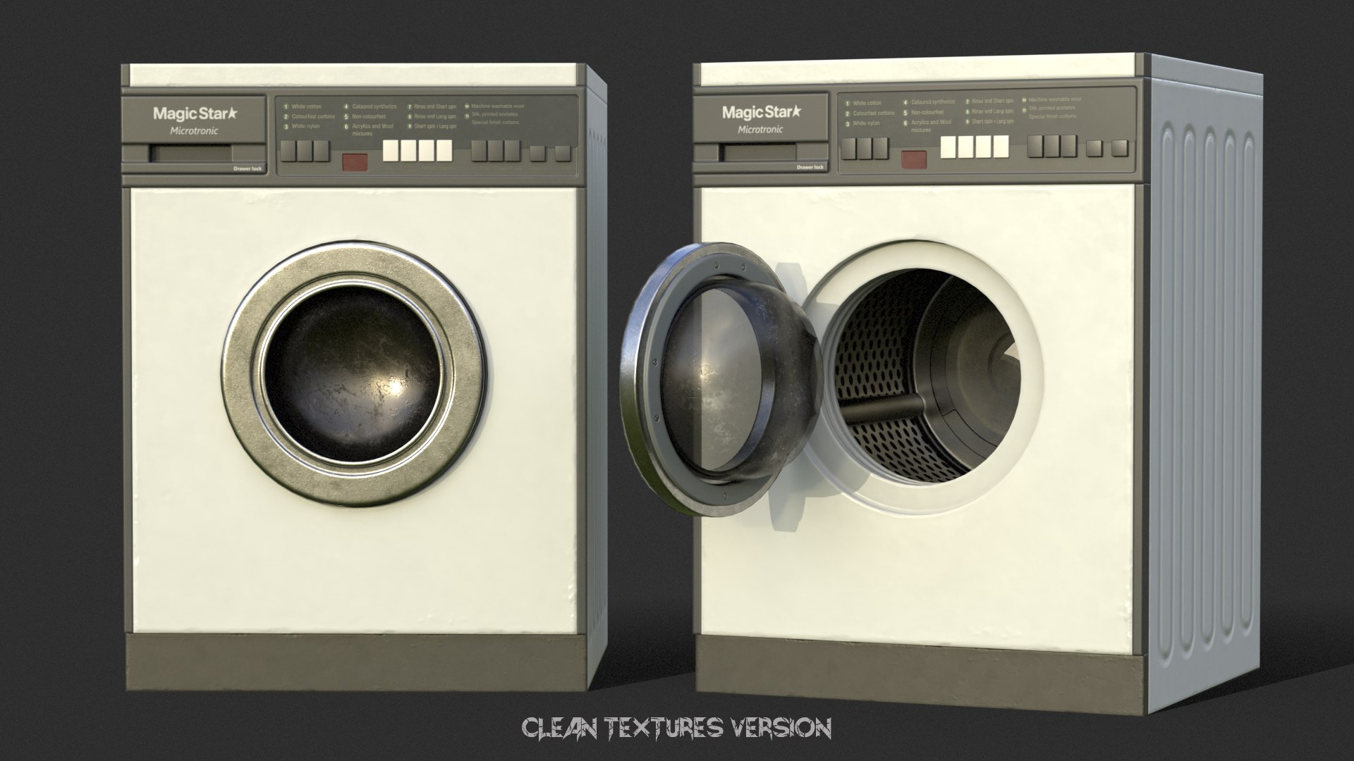 Washing Machine 3D Model Game-Ready Low Poly PBR Textured 4K Maps Unity Unreal VR AR Asset 3D model https://p.turbosquid.com/ts-thumb/5I/t3AgJK/5f/11cleantext/png/1763828250/1920x1080/fit_q87/463474521d2c10188fe727a22a208f619cbbeb54/11cleantext.jpg