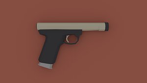 3d model pistol
