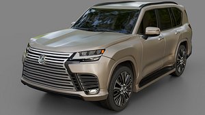 3D model Lexus LX 500