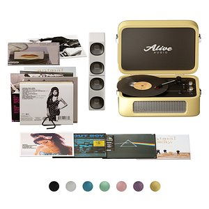 Alive Audio Stories Lilac STR-06-LL Player 3D model