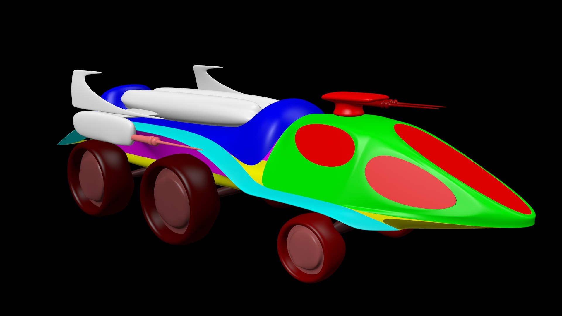 Attack Rover Model - TurboSquid 2086891