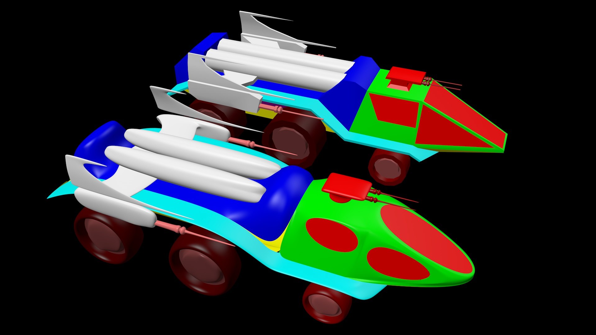 Attack Rover Model - TurboSquid 2086891