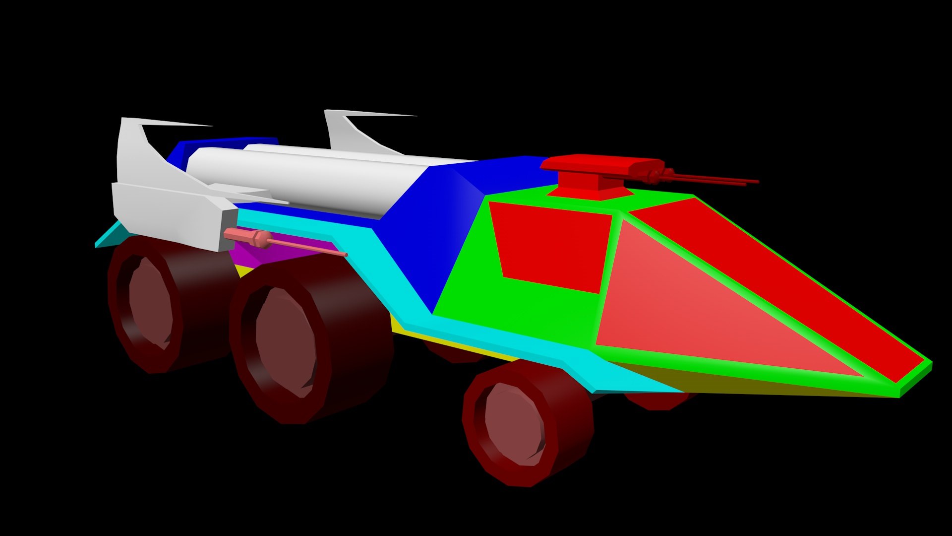 Attack Rover Model - TurboSquid 2086891