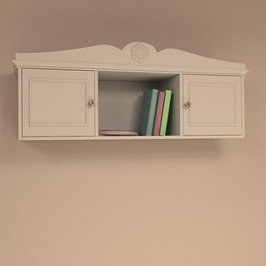 3d girls room cabinet