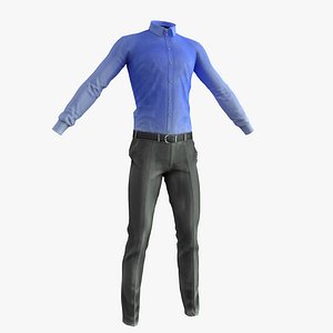 Man Suit Low Poly