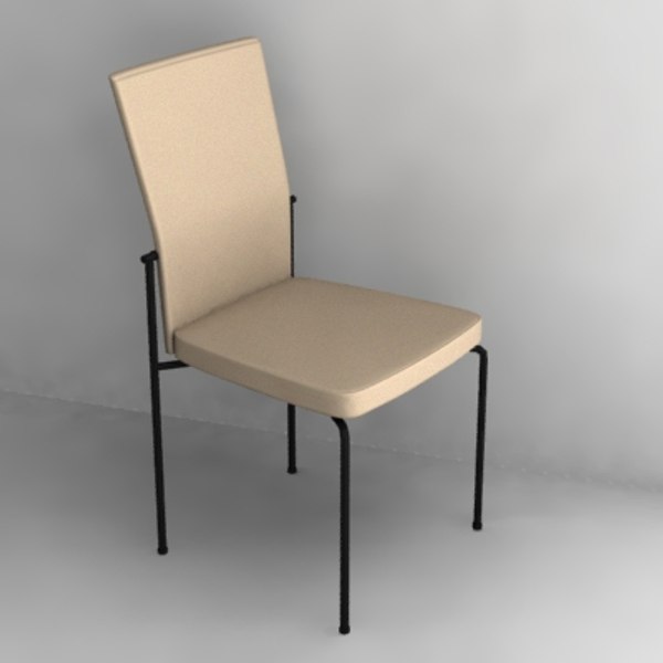 3d model of modern chair