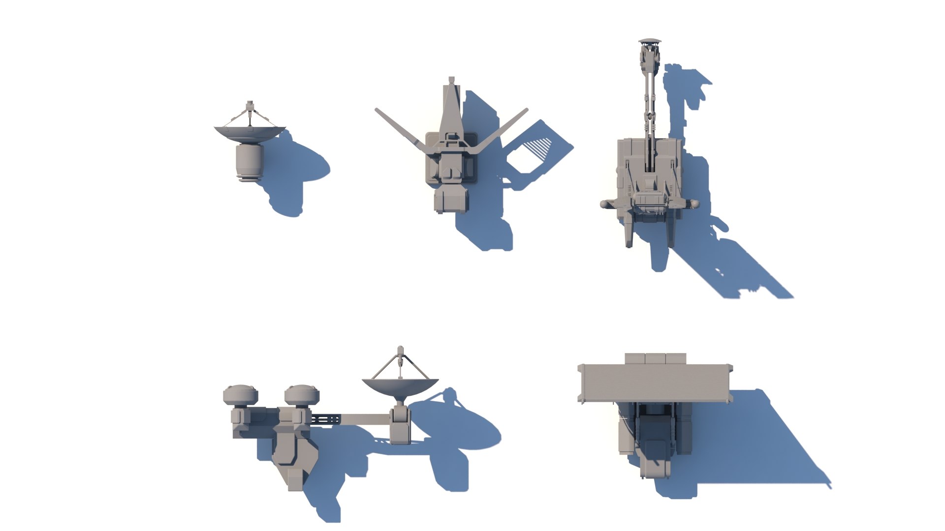 Radar Set 3D Model - TurboSquid 1595195