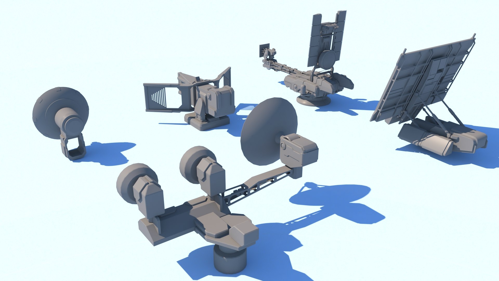 Radar Set 3D Model - TurboSquid 1595195