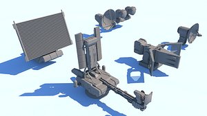 radar set 3D model