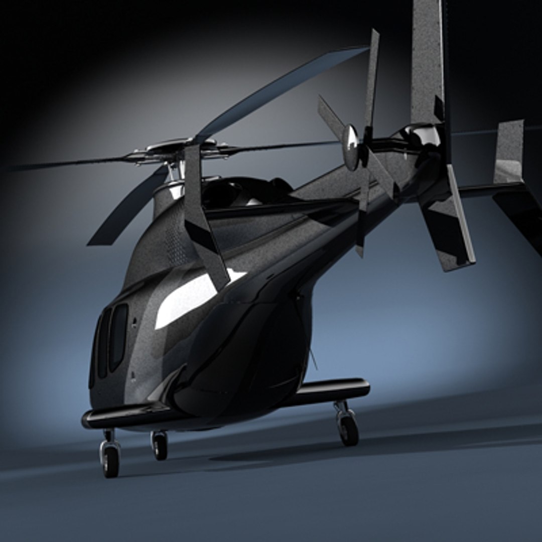 3d executive helicopter model