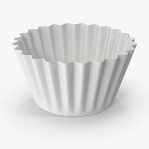 White Cupcake Mould