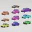 Model 3D Kolekcja pojazdów Mega Pack