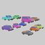 Model 3D Kolekcja pojazdów Mega Pack