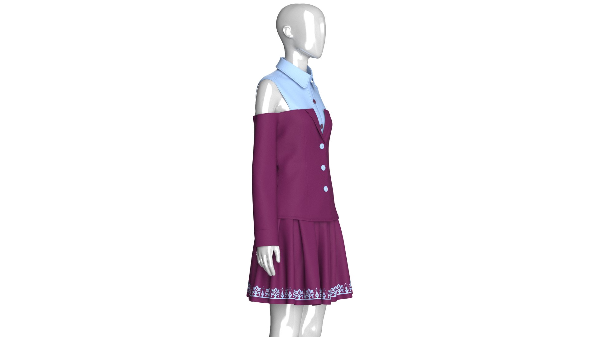 Girls Cold Shoulder Layered Blazer With Skirt 3D https://p.turbosquid.com/ts-thumb/5J/LMr3gj/hk/girlscoldshoulderlayeredblazerwithskirt_1/png/1791967108/1920x1080/fit_q87/77217cd4fa0abb9b47a3ba2b6b23689df3c165b4/girlscoldshoulderlayeredblazerwithskirt_1.jpg
