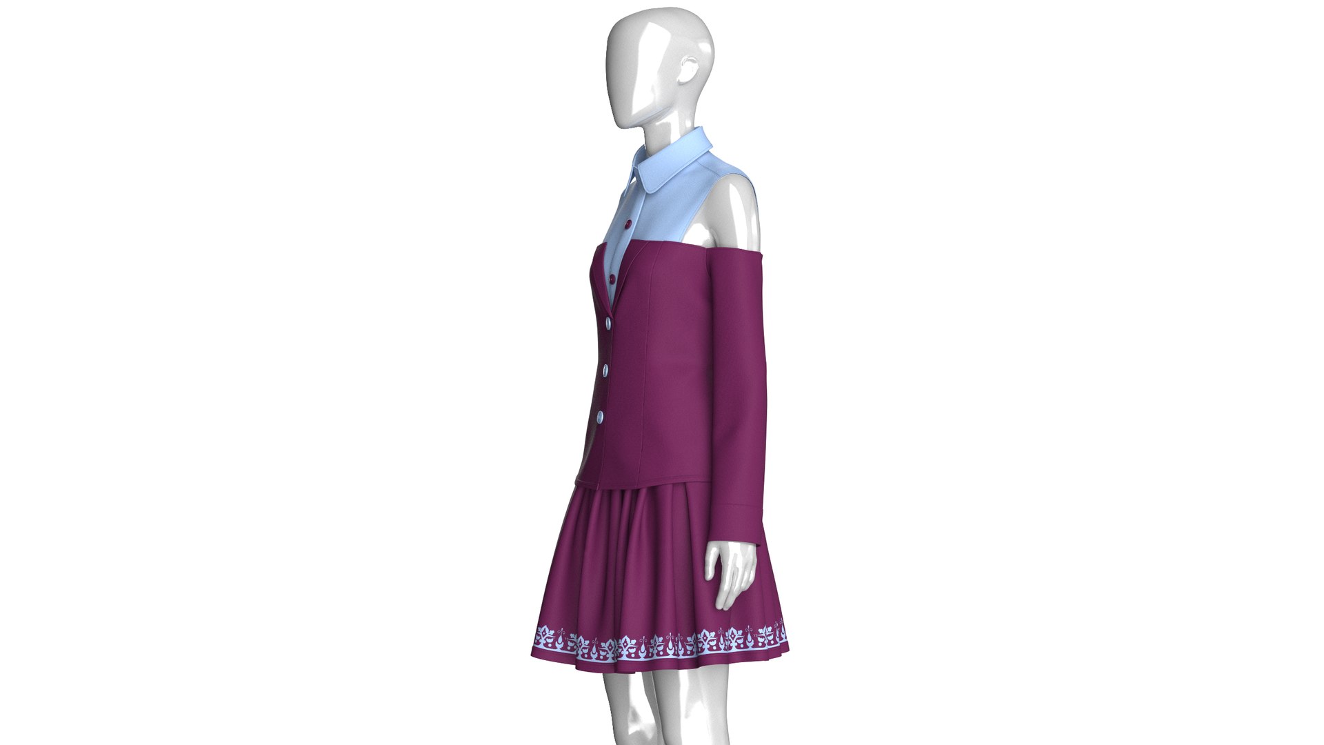 Girls Cold Shoulder Layered Blazer With Skirt 3D https://p.turbosquid.com/ts-thumb/5J/LMr3gj/oz/girlscoldshoulderlayeredblazerwithskirt_5/png/1791967131/1920x1080/fit_q87/75c2bd3ed7f51880fffe750cb9ab6d748568f6d0/girlscoldshoulderlayeredblazerwithskirt_5.jpg