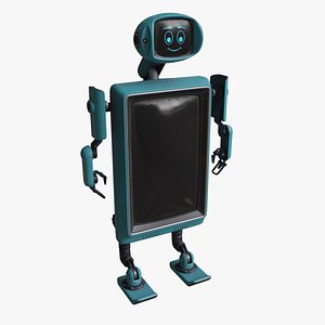 Robot TVset 01 3D model