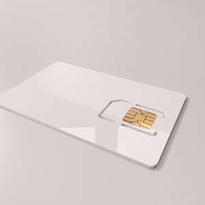 sim card v2 3D model