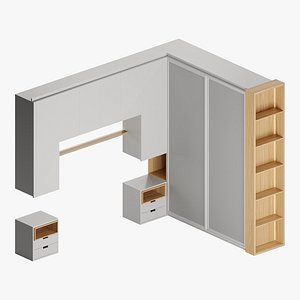 Bedroom Cupboard design by ingriddetalha 3D model
