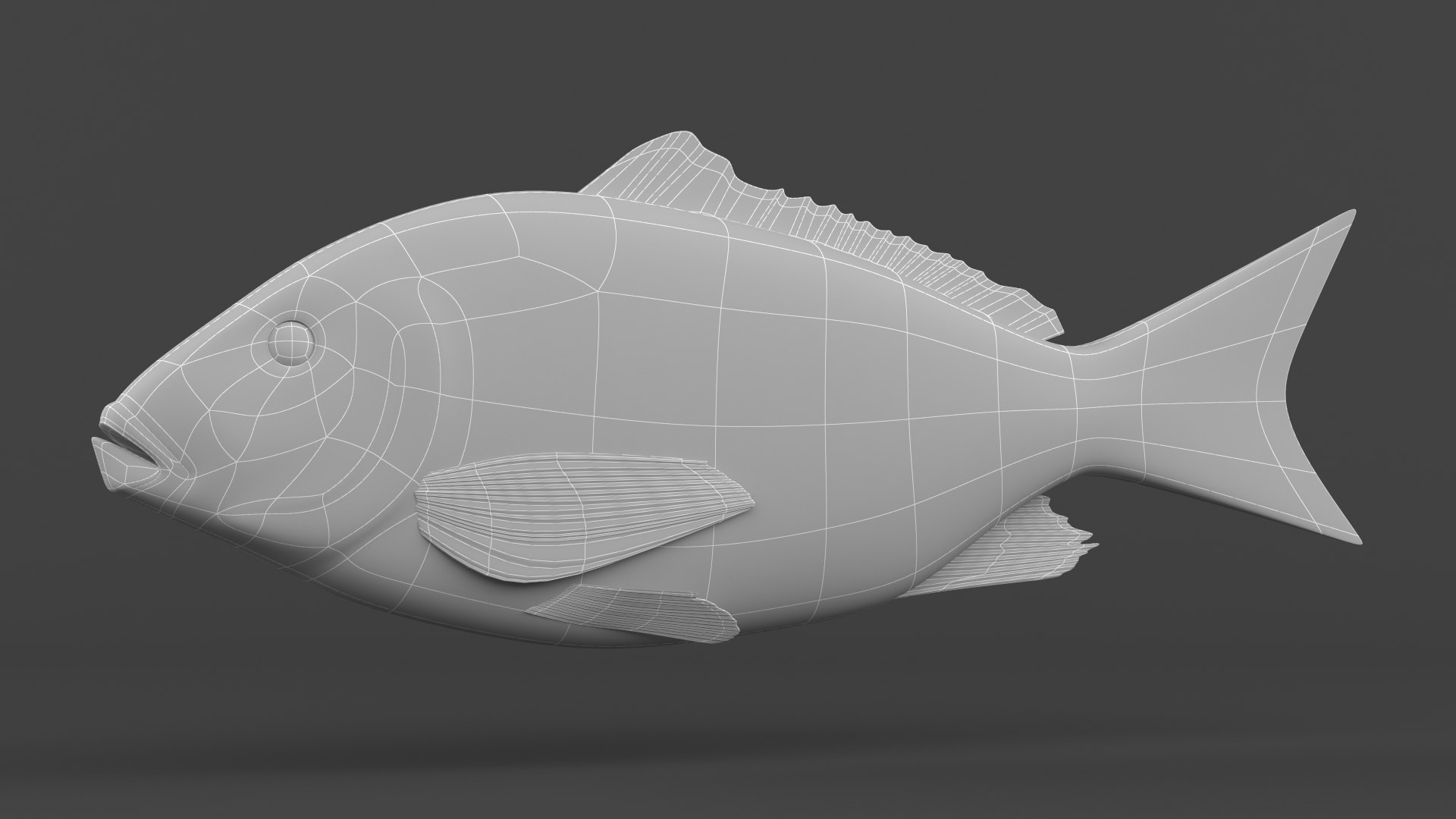 3D Red Snapper Fish - TurboSquid 1966833