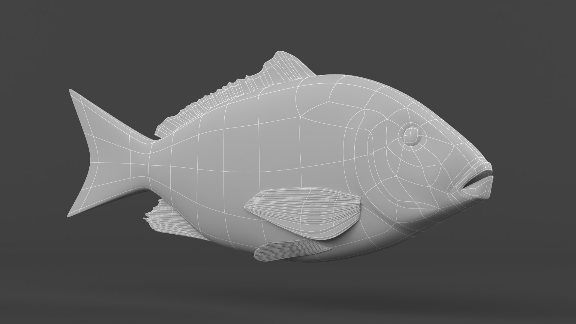 3D Red Snapper Fish - TurboSquid 1966833