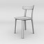 3D interior vitra plastic chair model
