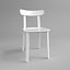 3D interior vitra plastic chair model
