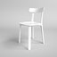3D interior vitra plastic chair model
