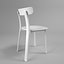 3D interior vitra plastic chair model