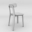 3D interior vitra plastic chair model
