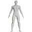 Personagem de manequim masculino animado e com rigging - Anda, corre e fica ocioso