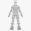 Personagem de manequim masculino animado e com rigging - Anda, corre e fica ocioso
