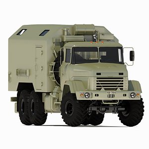 Military transport f 3D model