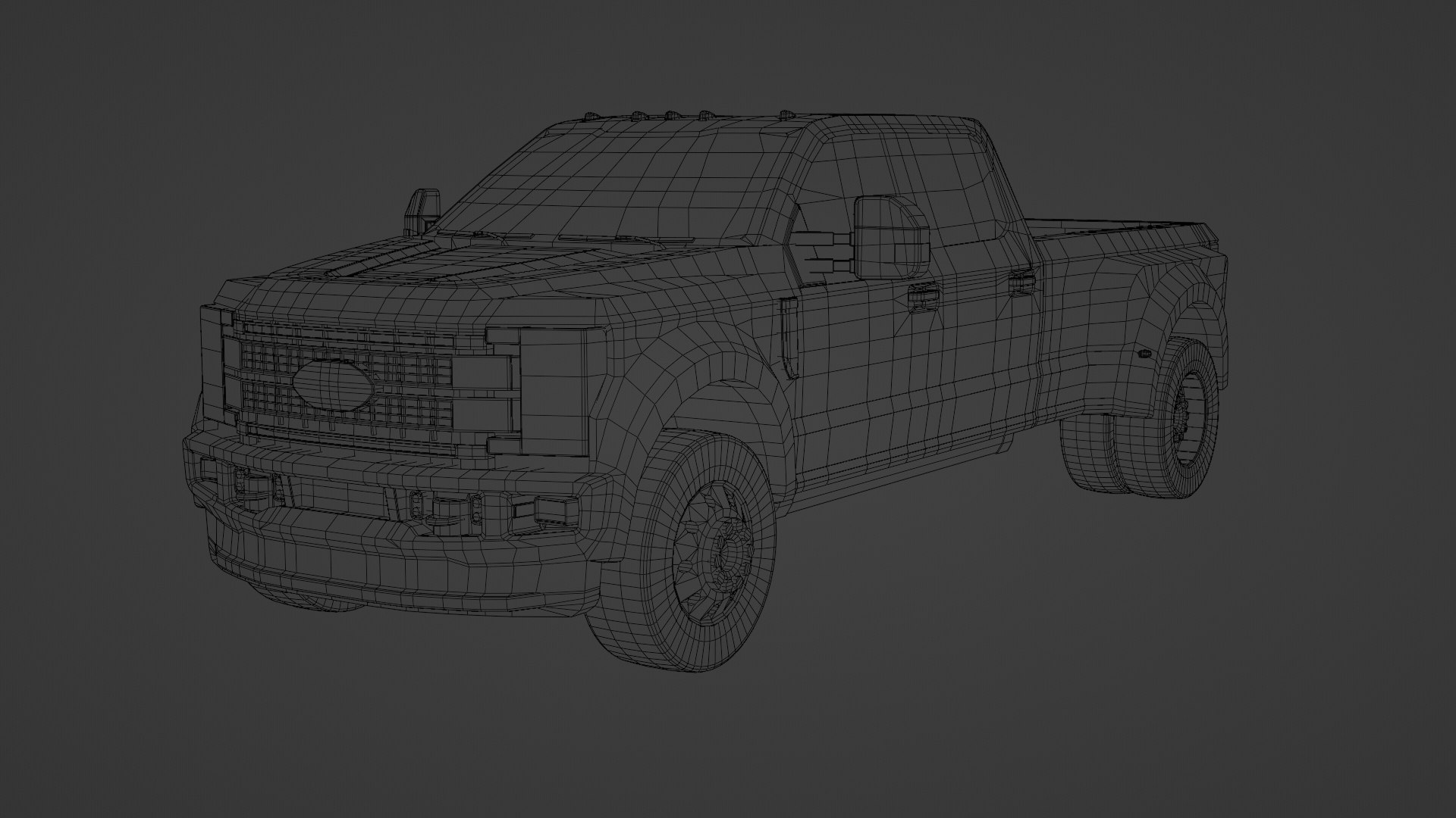 Ford F450 3D Model TurboSquid 1966974