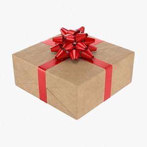 3D Wrapped Gift Box 7 V2 model