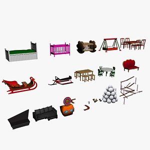 GAME MODEL LOW POLY PP 04