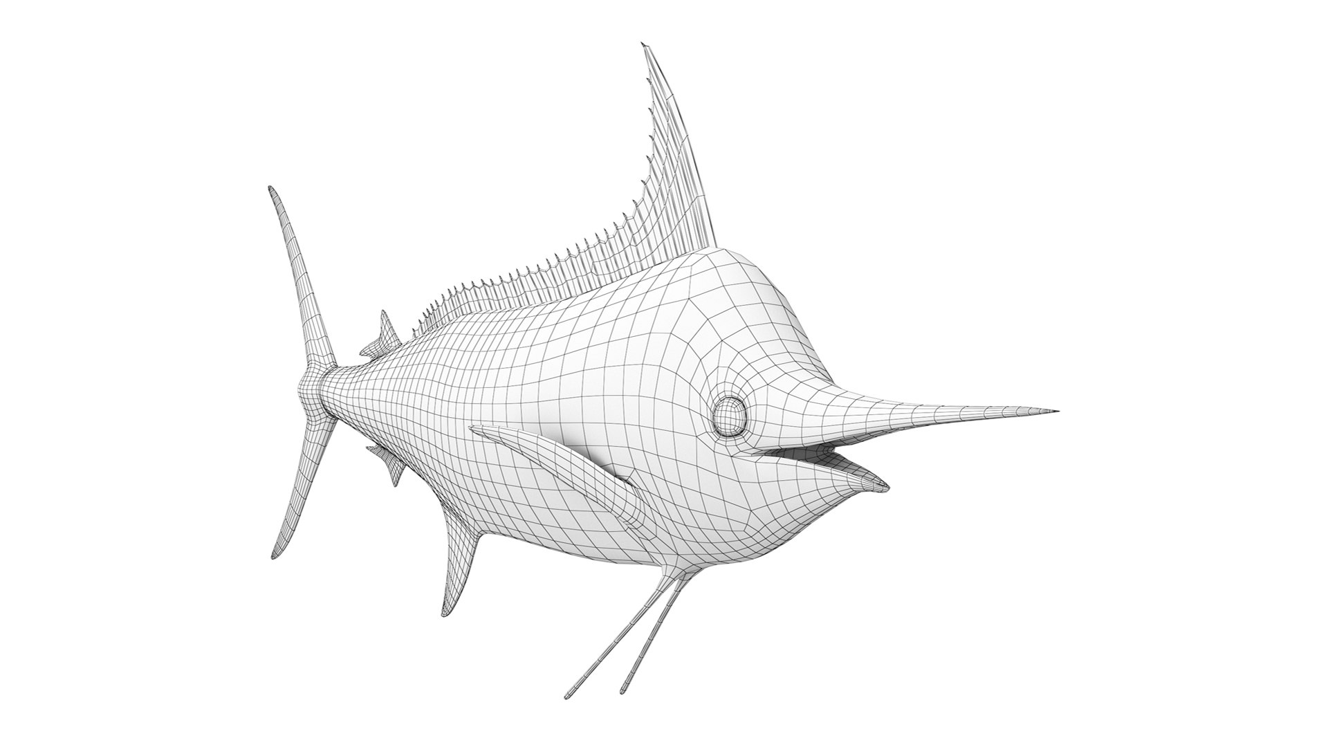 Marlin fish 3D - TurboSquid 2145935