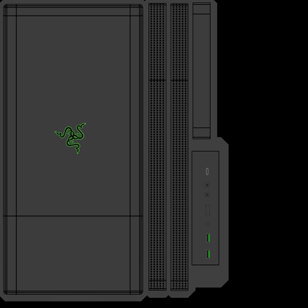 Game ATX Gaming Chassis 3D Model - TurboSquid 2252972
