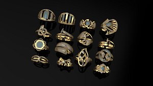 ring gold 3D model