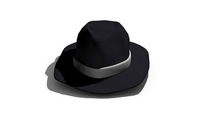Gangster Hat With Trim