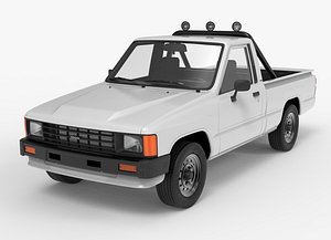 3D toyota hilux 1983-1988 pickup