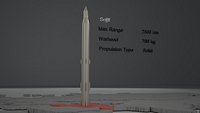 Sejjil Ballistic Iranian Missile