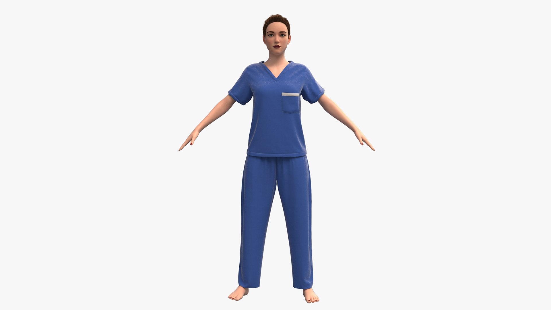 3D Medical Cloth Female Collection 4 Colors PBR 8K model - TurboSquid ...
