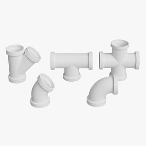 3D PVC Pipe Joints