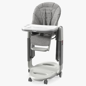Peg Perego High Chair Tatamia Vertical Grey