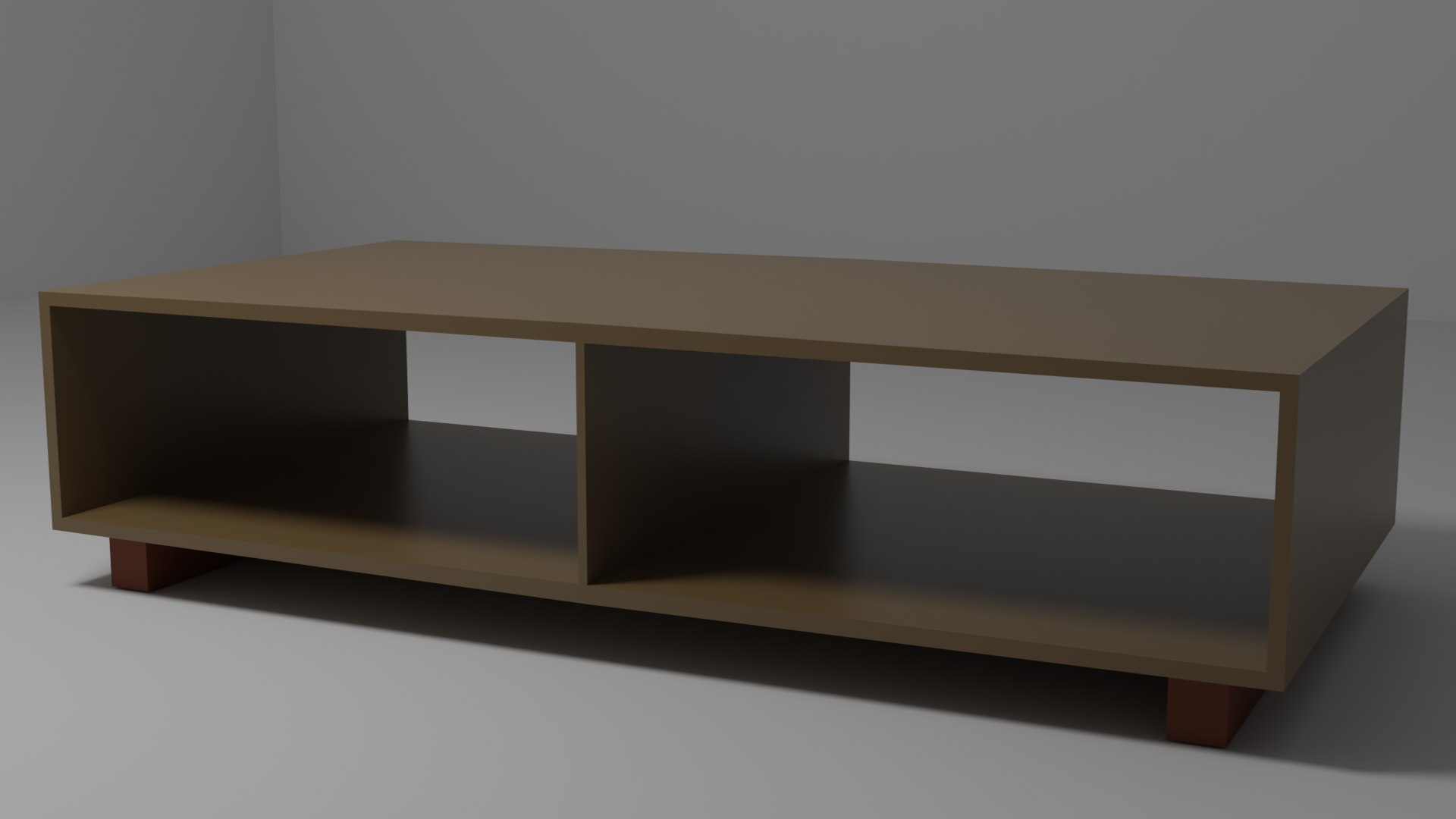 low poly coffee table3d模型